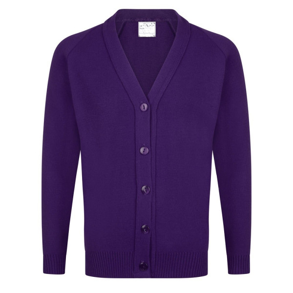 Cardigan pour uniforme scolaire "CAMILLE" en acrylique - 9 couleurs au choix