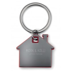 Porte-clés maison publicitaire