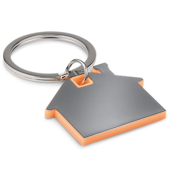 Porte-clés maison publicitaire