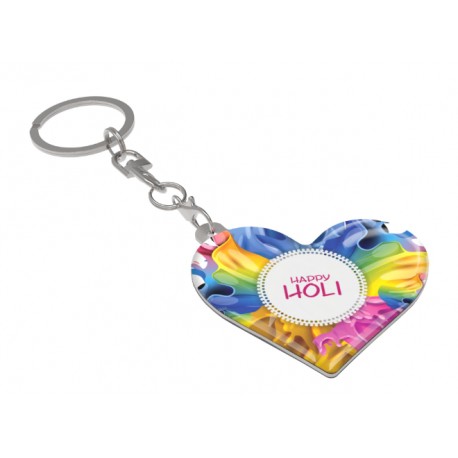 Porte-clés coeur en métal  personnalisé