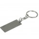 Porte-clé personnalisé métal rectangle