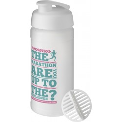 Bidon de sport avec boule de shaker personnalisable "BASELINE PLUS" 500ml