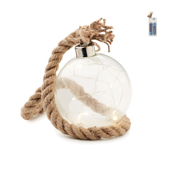 Boule de Noël lumineuse personnalisée