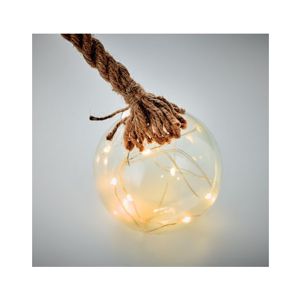 Boule de Noël lumineuse personnalisée