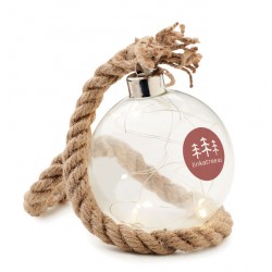 Boule de Noël lumineuse personnalisée