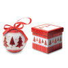 Boîte avec boule de Noël