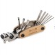 Couteau publicitaire multifonctions "MAX" 11 outils en bambou