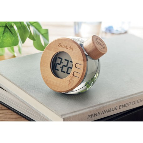 Horloge  de bureau publicitaire sans pile