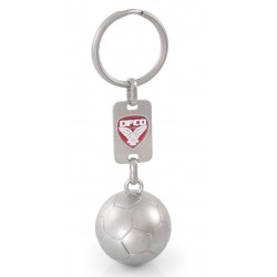 Porte-clés ballon football en métal  personnalisé