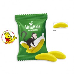 Bonbons HAIBO BANANAS dans sachets personnalisés