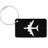 Étiquette à bagage avion personnalisée