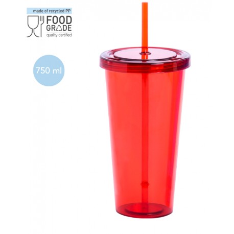 Mug avec paille