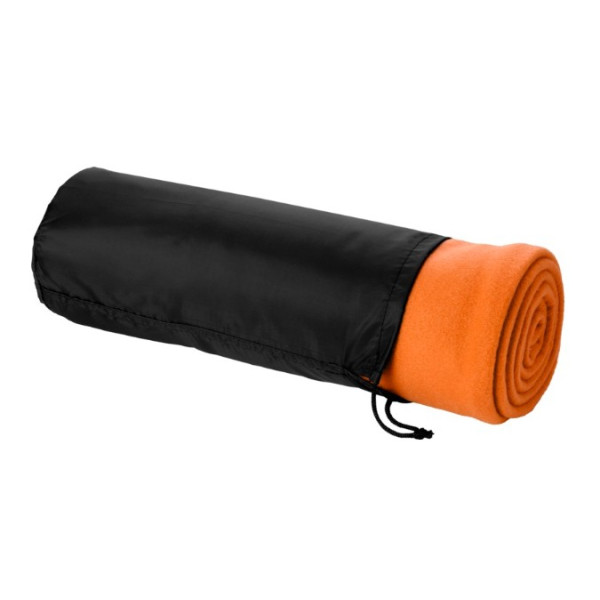 Plaid polaire avec housse personnalisée