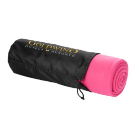 Plaid polaire avec housse personnalisée