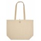Sac de shopping rayé avec bouton " KNOP" personnalisé