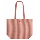 Sac de shopping rayé avec bouton " KNOP" personnalisé
