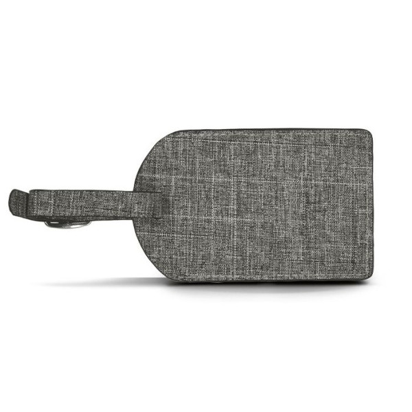 Etiquette de valise personnalisée "VASKA" en polyester tissé