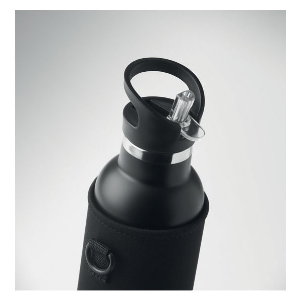 Bouteille isolante avec fourreau néoprène personnalisable " VUNDRA"