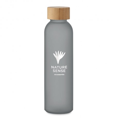 Bouteille en verre dépoli personnalisée
