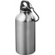 Gourde en aluminium personnalisée avec mousqueton "OREGON"