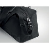 Sac de voyage noir "HEMTI" en toile 340 gr personnalisé