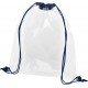Sac à dos à cordon transparent publicitaire