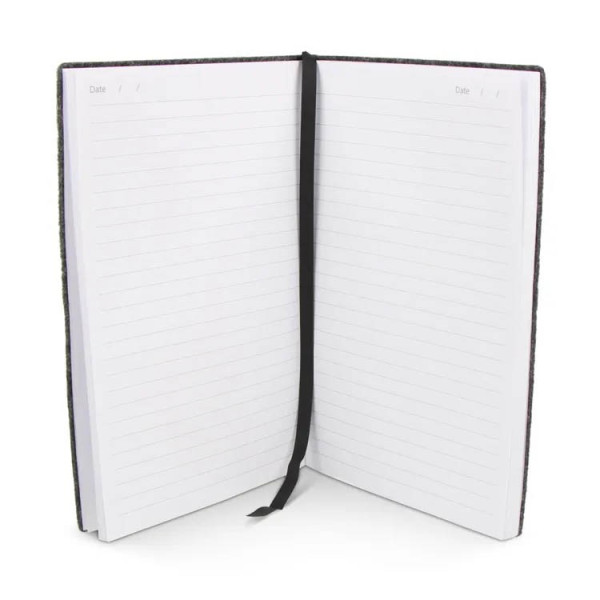 Carnet A5 personnalisé en feutrine "PLISA"