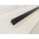 Règle cutch noir à bord plat triangulaire en aluminium