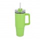 Tasse isotherme personnalisée avec poignée et paille 800 ml