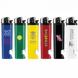 Briquet décapsuleur personnalisé "GO"