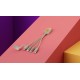 Cable USB 4 en 1 personnalisable en fibre de blé et bambou