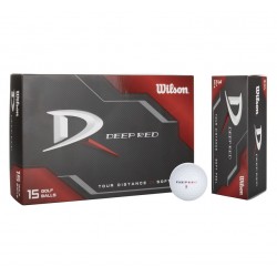 Balles de golf Wilson DEEP RED logotée sur cadeauweb. 