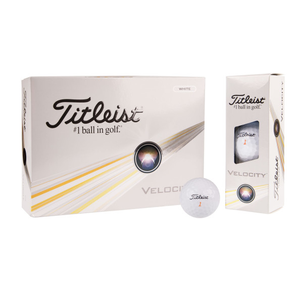 Balles de golf TITLEIST VELOCITY logotée sur cadeauweb.