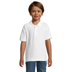 Polo enfant 170 g/m² 100% coton peigné ringspun maille piquée