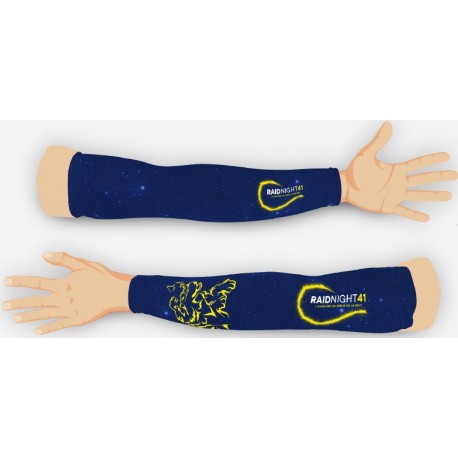 Manchettes de sport personnalisées pour bras. Modèle du Raidnight 41 - Trail à Vendôme
