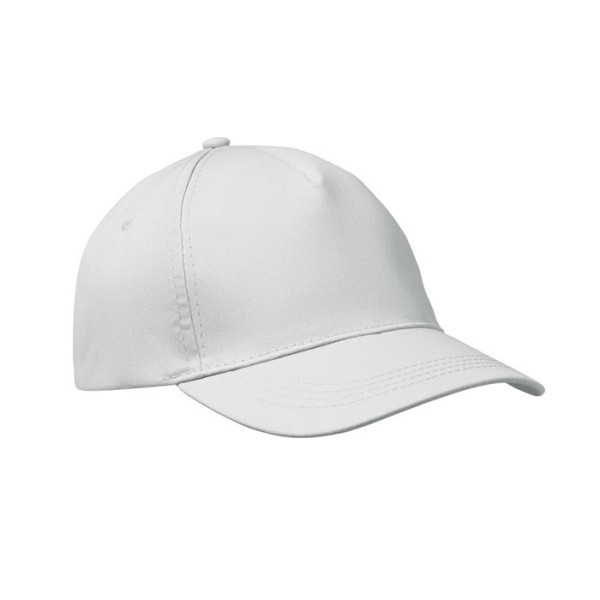 Casquette personnalisée 5 pans 150 gr/m² grand choix de couleurs