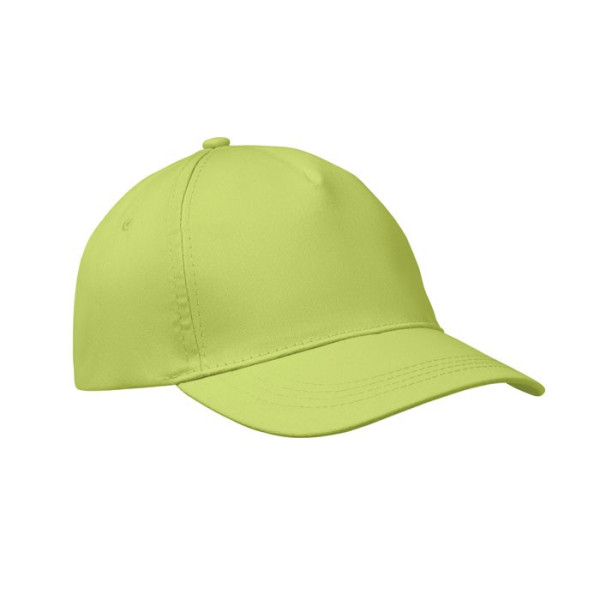 Casquette personnalisée 5 pans 150 gr/m² grand choix de couleurs
