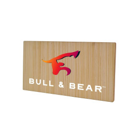 Badge en bois personnalisable avec attache aimant ou épingle