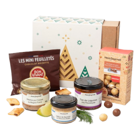 Coffret gourmand "MY PARTY BOX" saveurs salées et sucrés