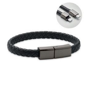 Bracelet câble de recharge USB-C 60W Silova personnalisé