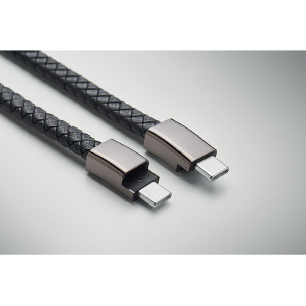 Bracelet câble de recharge USB-C 60W Silova personnalisé - vue 6