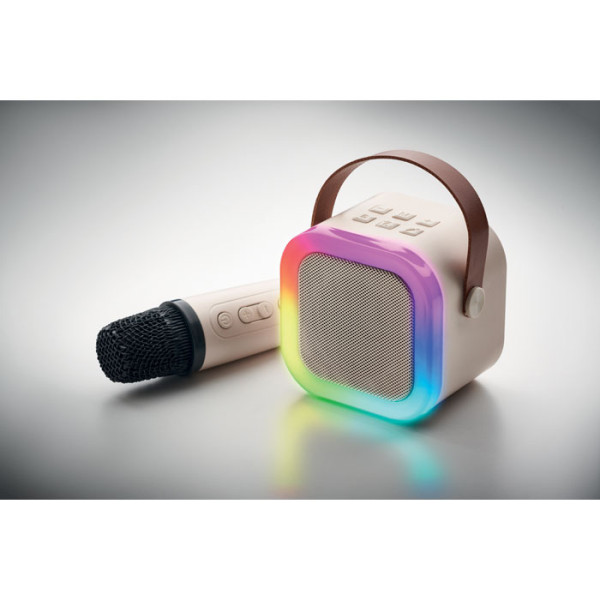 Kit karaoké personnalisé portable avec lumières