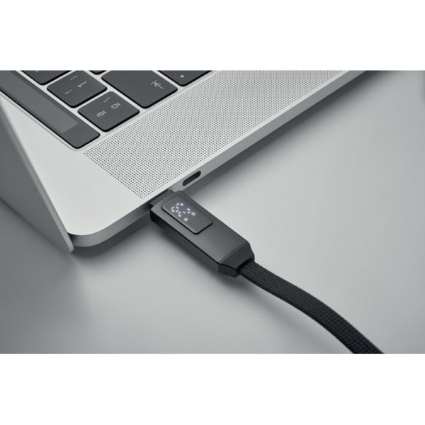 Porte-clés câble de charge USB-C 60W TAMIEL personnalisé - vue 8
