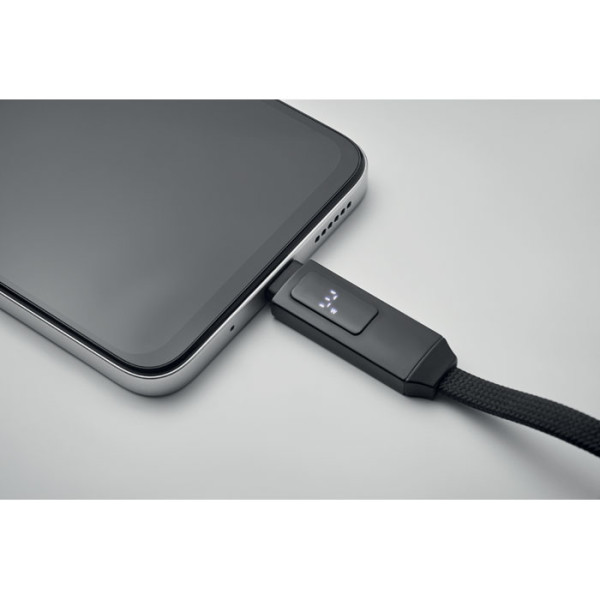 Porte-clés câble de charge USB-C 60W TAMIEL personnalisé - vue 9