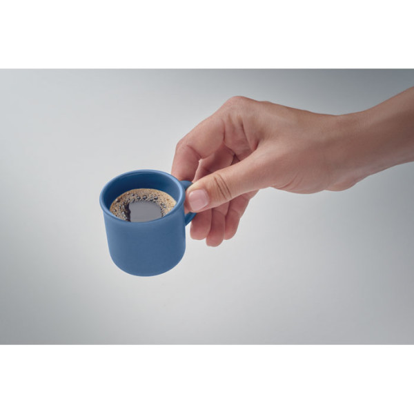 Tasse à expresso 40 ml MARIO  personnalisée - bleue