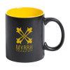 Mug en céramique BLAK personnalisé jaune