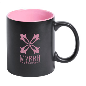 Mug en céramique BLAK rose personnalisé