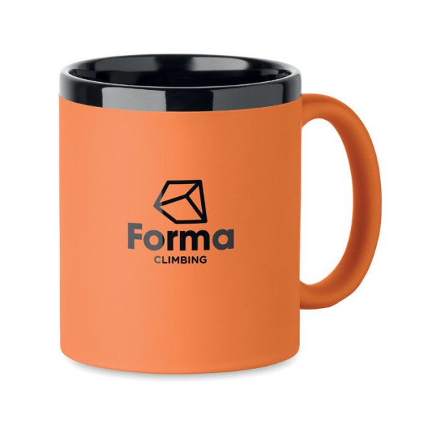 Mug en céramique 300 ml LIVAN personnalisé - orange