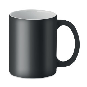 Mug grès mat "COOLGRES" spécial gravure laser en NOIR