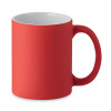 Mug grès mat "COOLGRES" spécial gravure laser en ROUGE